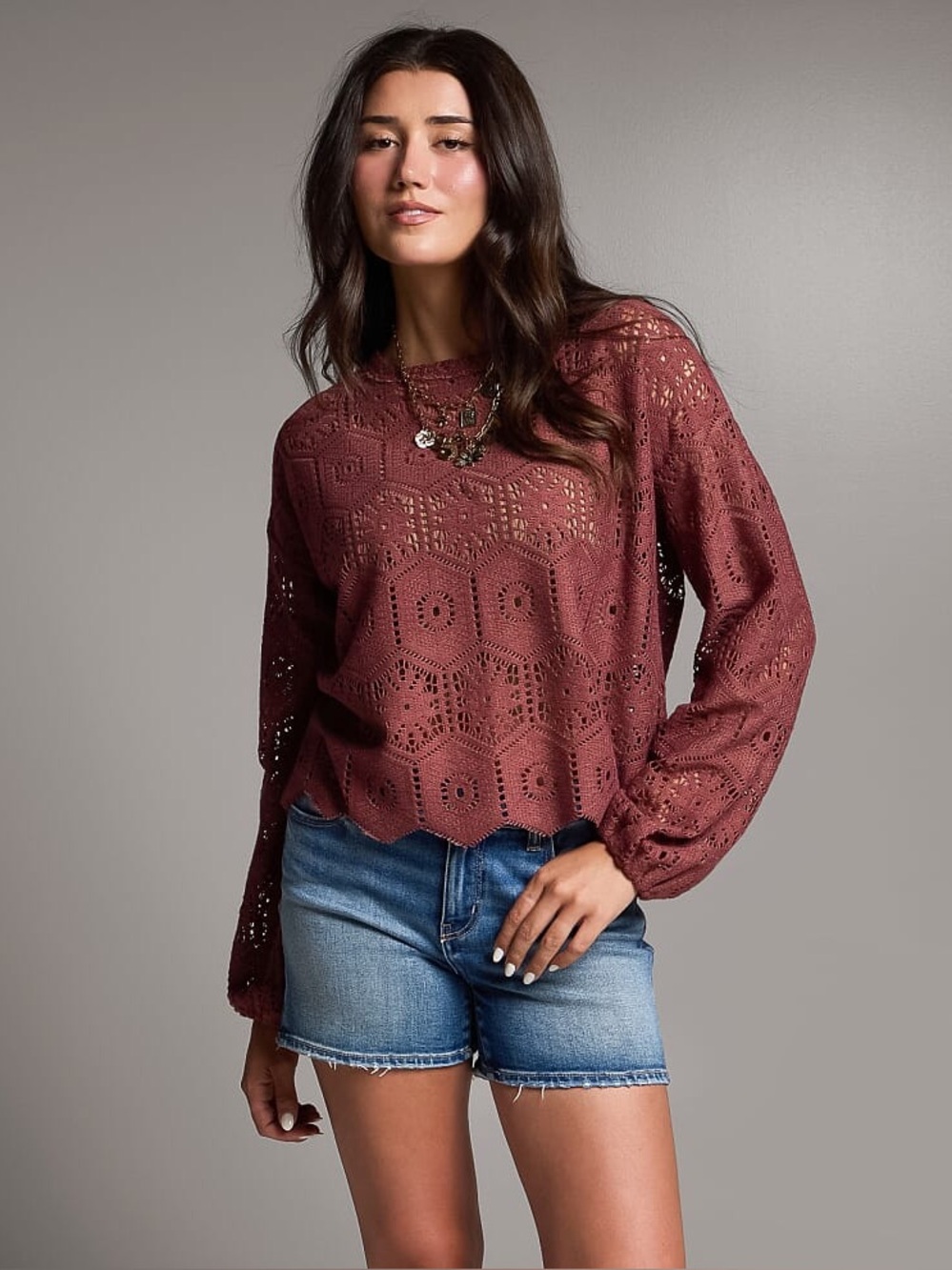 NWT Buckle BKE Open Weave Sweater